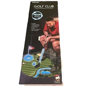 Goodlysports Glow In The Dark Toilet Golf Putting Game Set Funny Gag Gift New